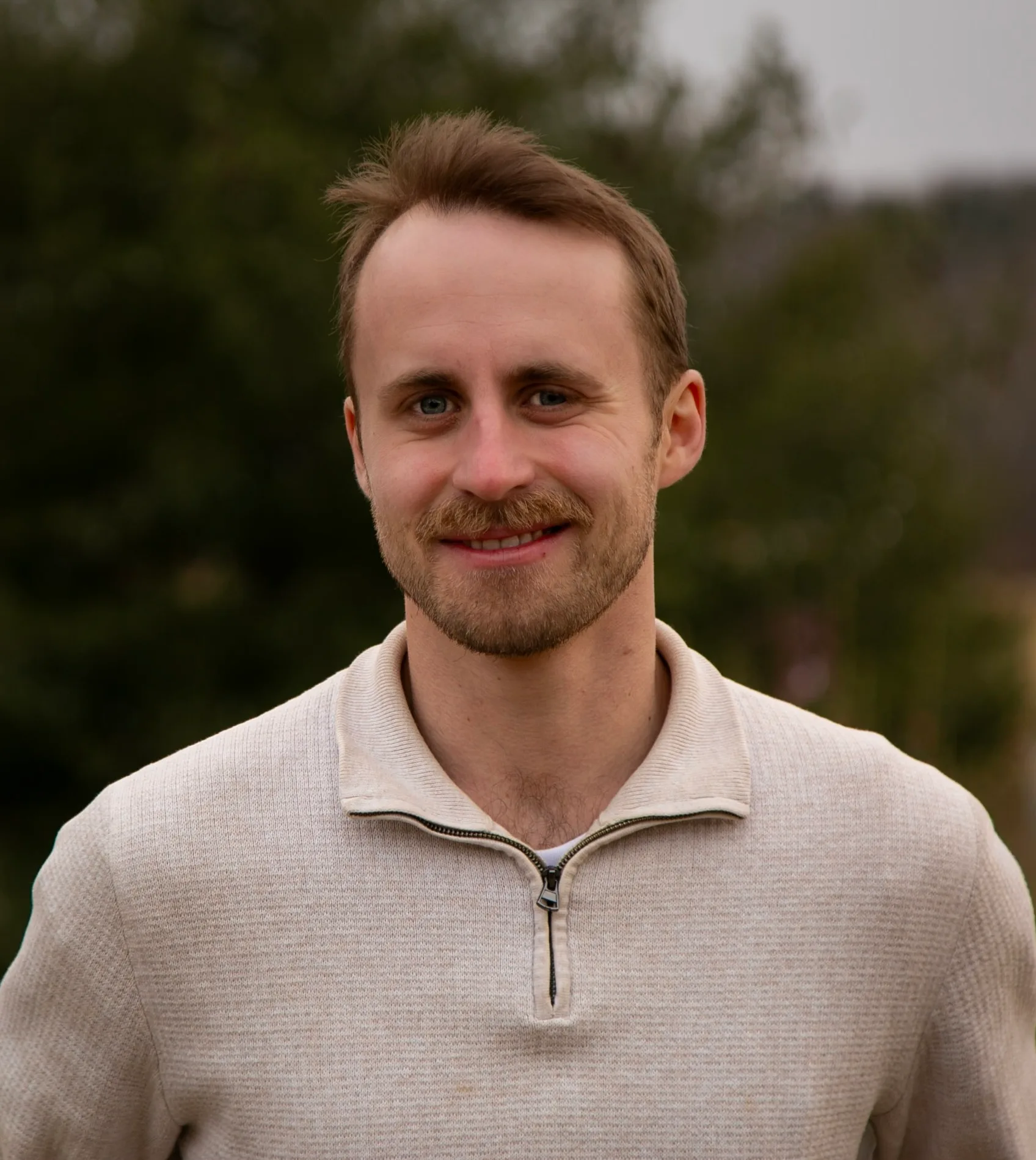 Erlend Lindahl, photographed outdoors.